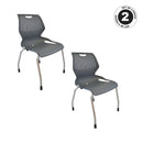 SILLA DUILIO GRIS LAVA set de 2