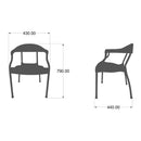 SILLA YEKA BLANCA set de 2