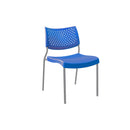 SILLA STEEL AZUL/ CHASIS GRIS set de 2