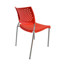 SILLA STEEL ROJO /CHASIS GRIS set de 2