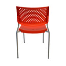 SILLA STEEL ROJO /CHASIS GRIS set de 2