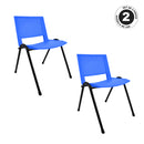 SILLA VIRGOLA AZUL set de 2