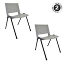 SILLA VIRGOLA GRIS set de 2