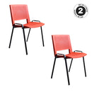 SILLA VIRGOLA ROJA set de 2