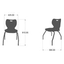 SILLA VITA AZUL CALYSO set de 2